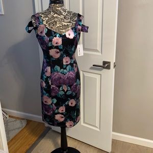En Focus Studio floral cocktail dress